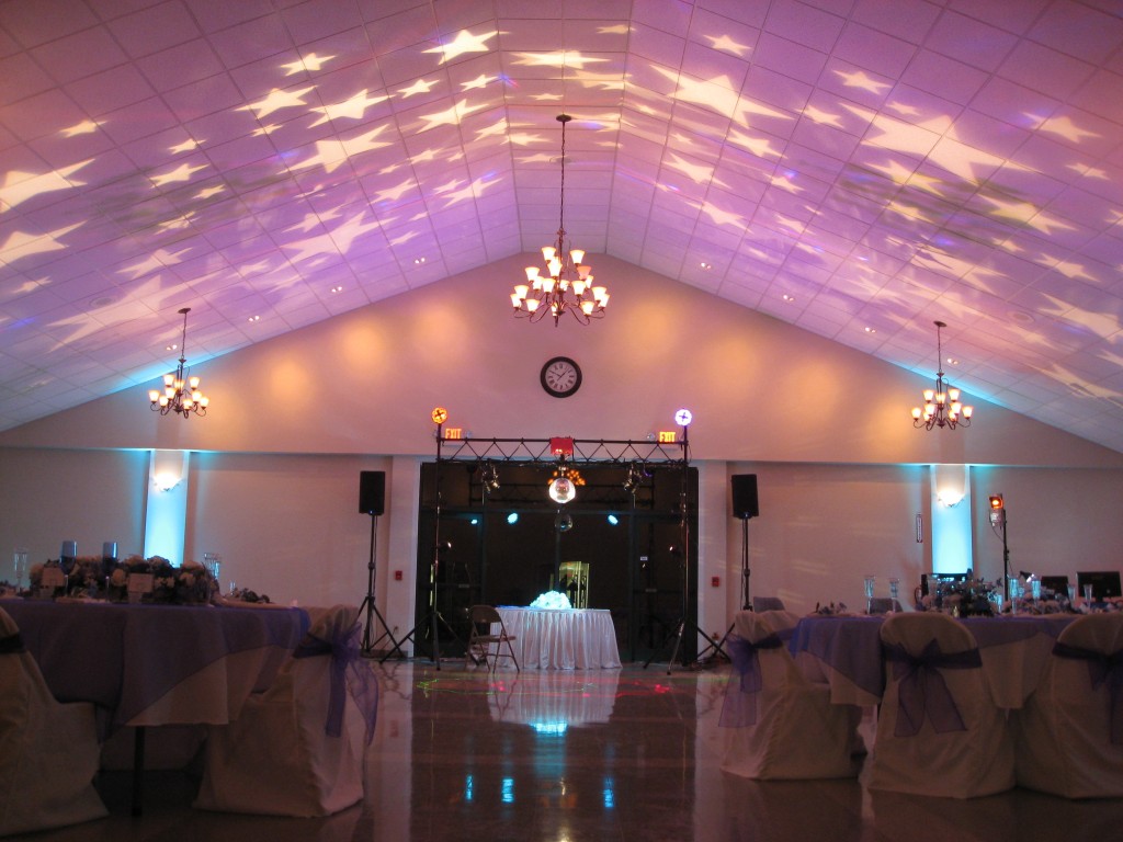 Wedding with Star Ceiling and Uplighting